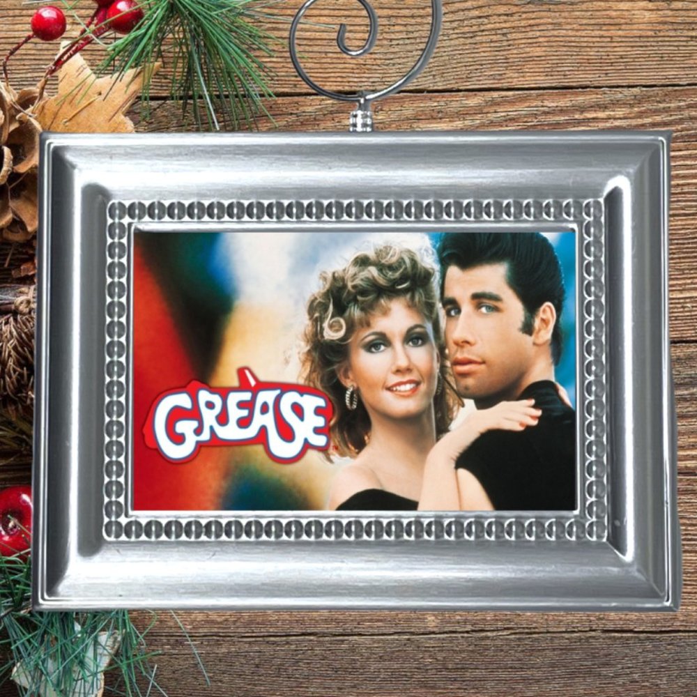 Grease John Travolta &‎ Olivia Newton John Movie Memorabilia Christmas Ornament